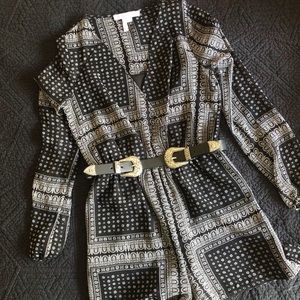 BCBGeneration Black and White Romper
